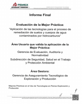 PEMEX — Mejor Práctica