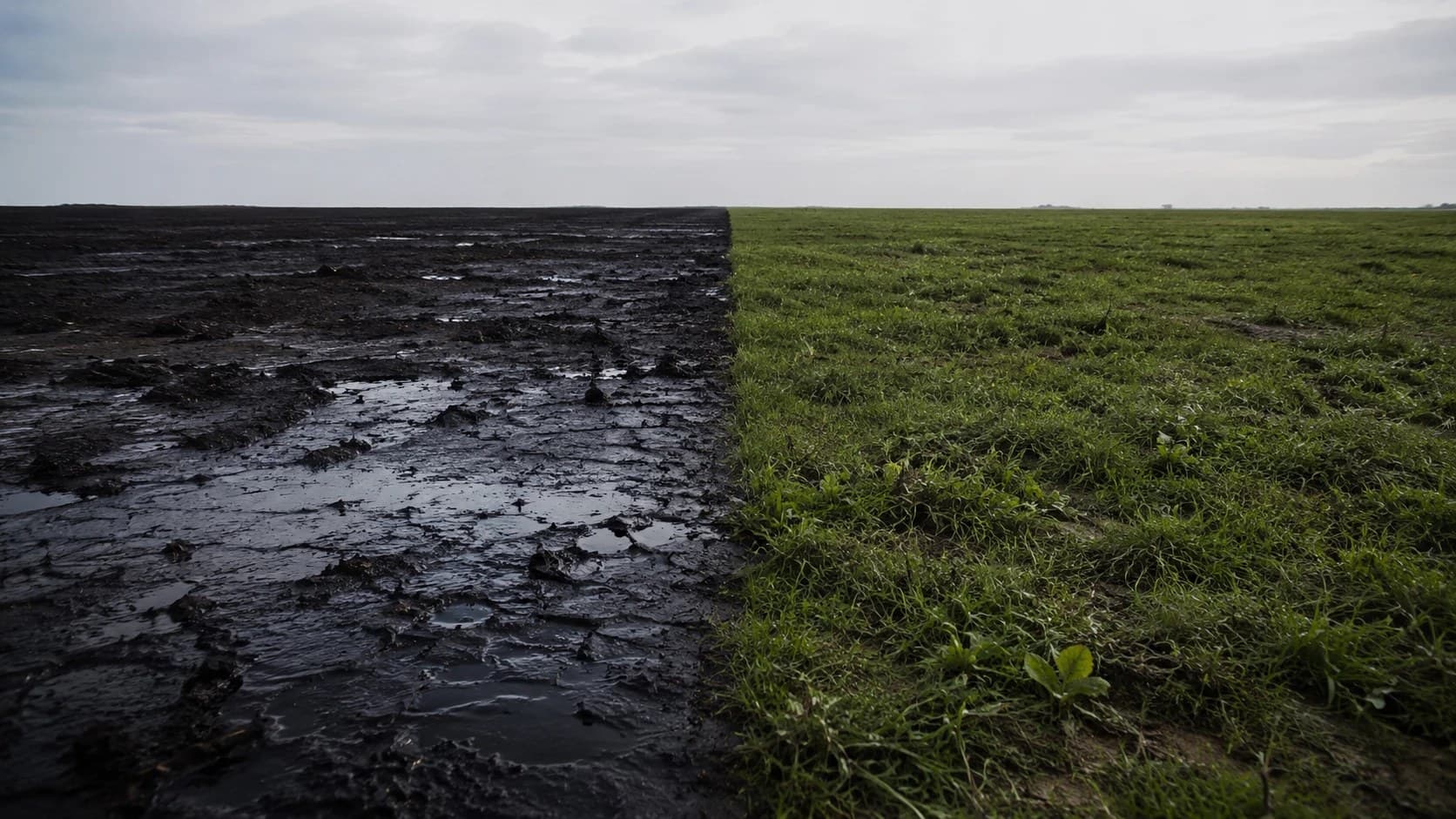 El objetivo de cada tratamiento: suelo contaminado convertido en tierra viva.